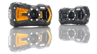 The Ricoh WG-70 is available in orange or black