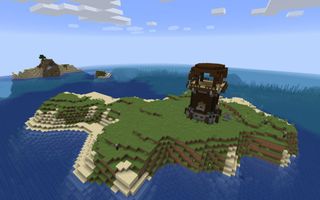 meilleures graines minecraft: lonely island
