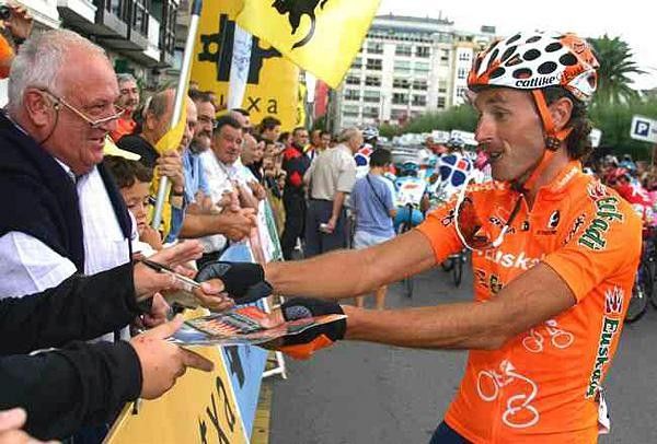 Iban Mayo is one of the stars of the day in the Pays Basque.