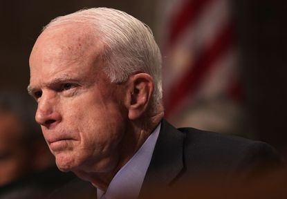 John McCain on Capitol Hill