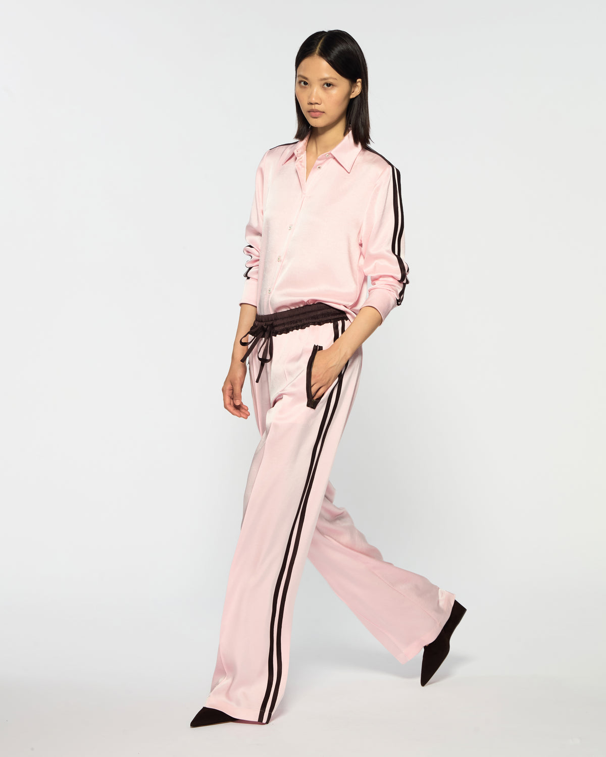 Serena Bute London, Satin Relaxed Jogger