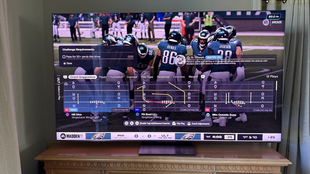 TCL QM8L PS5 Madden