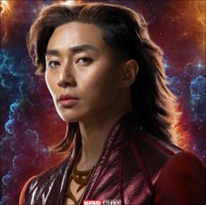 promo poster of park seo-joon as prince yan in the marvels 2023 movie
