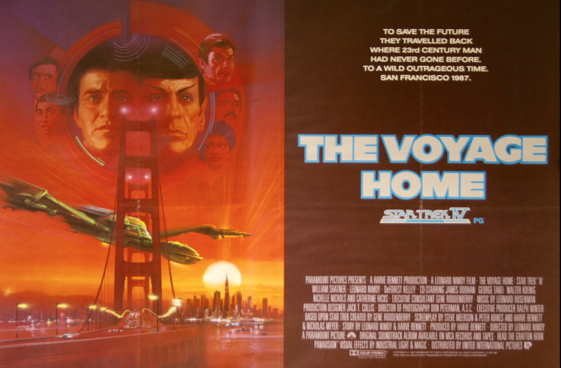 a painted poster for a science fiction film