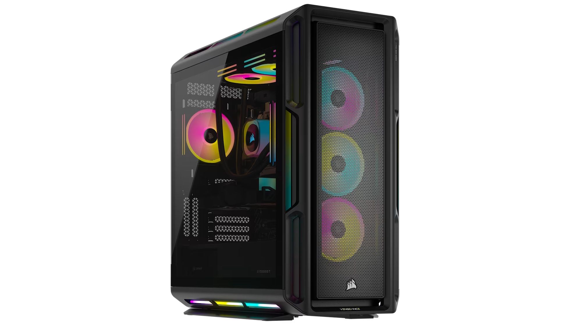 PC Gaming Corsair dengan setup RGB yang keren