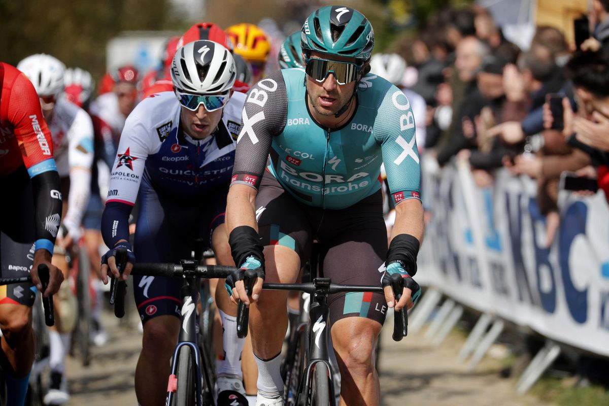 Ronde van Vlaanderen 2022 - Tour of Flanders - 106th Edition - Antwerp - Oudenaarde 272,5 km - 03/04/2022 - Oude Kwaremont - Marco Haller (AUT - Bora - Hansgrohe) - photo Dion Kerckhoffs/CV/SprintCyclingAgency&Acirc;&copy;2022