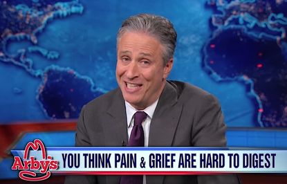Arbys thanks Jon Stewart for years of grotesque abuse