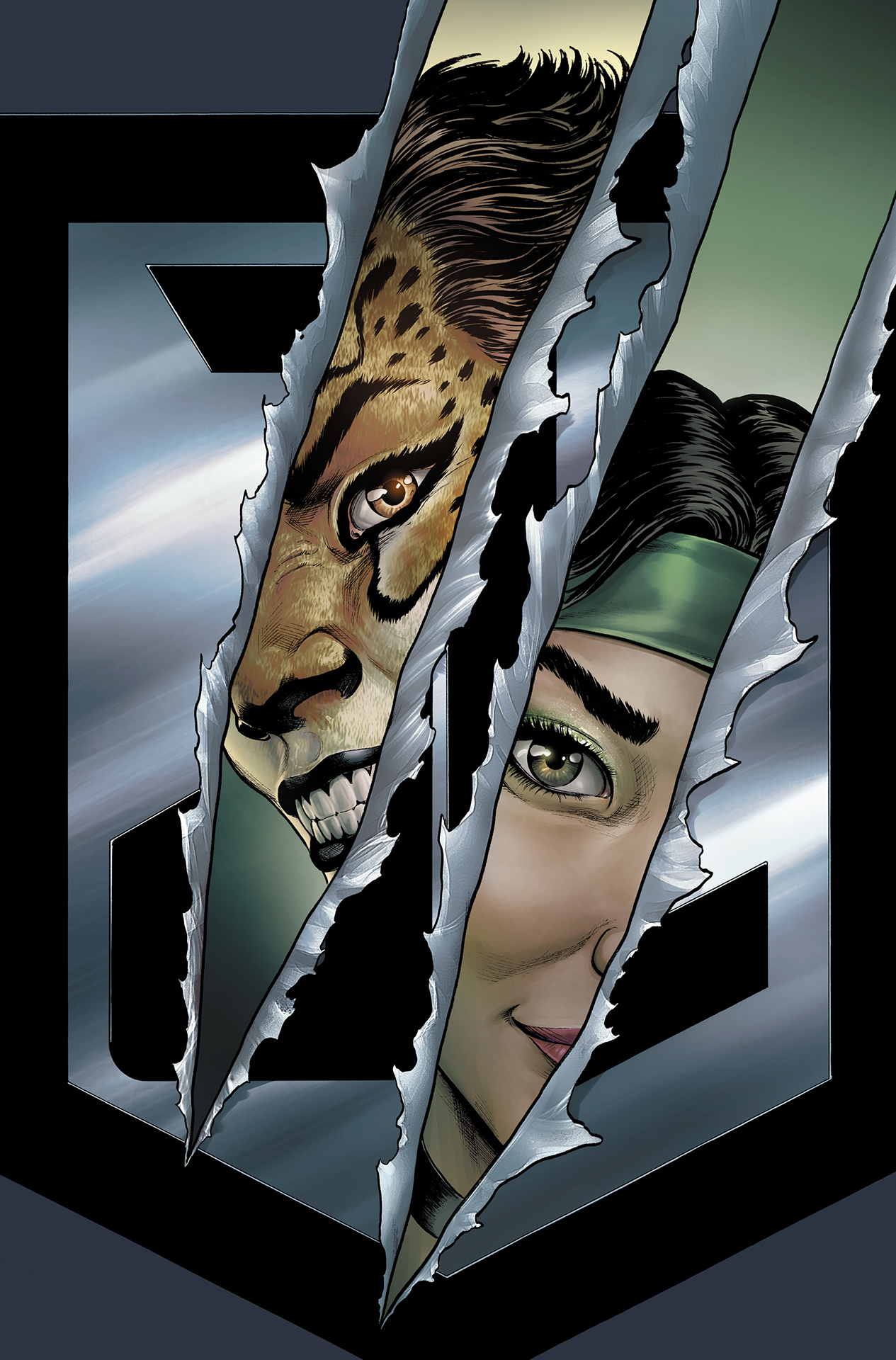Cheetah and Cheshire Rob the Justice League