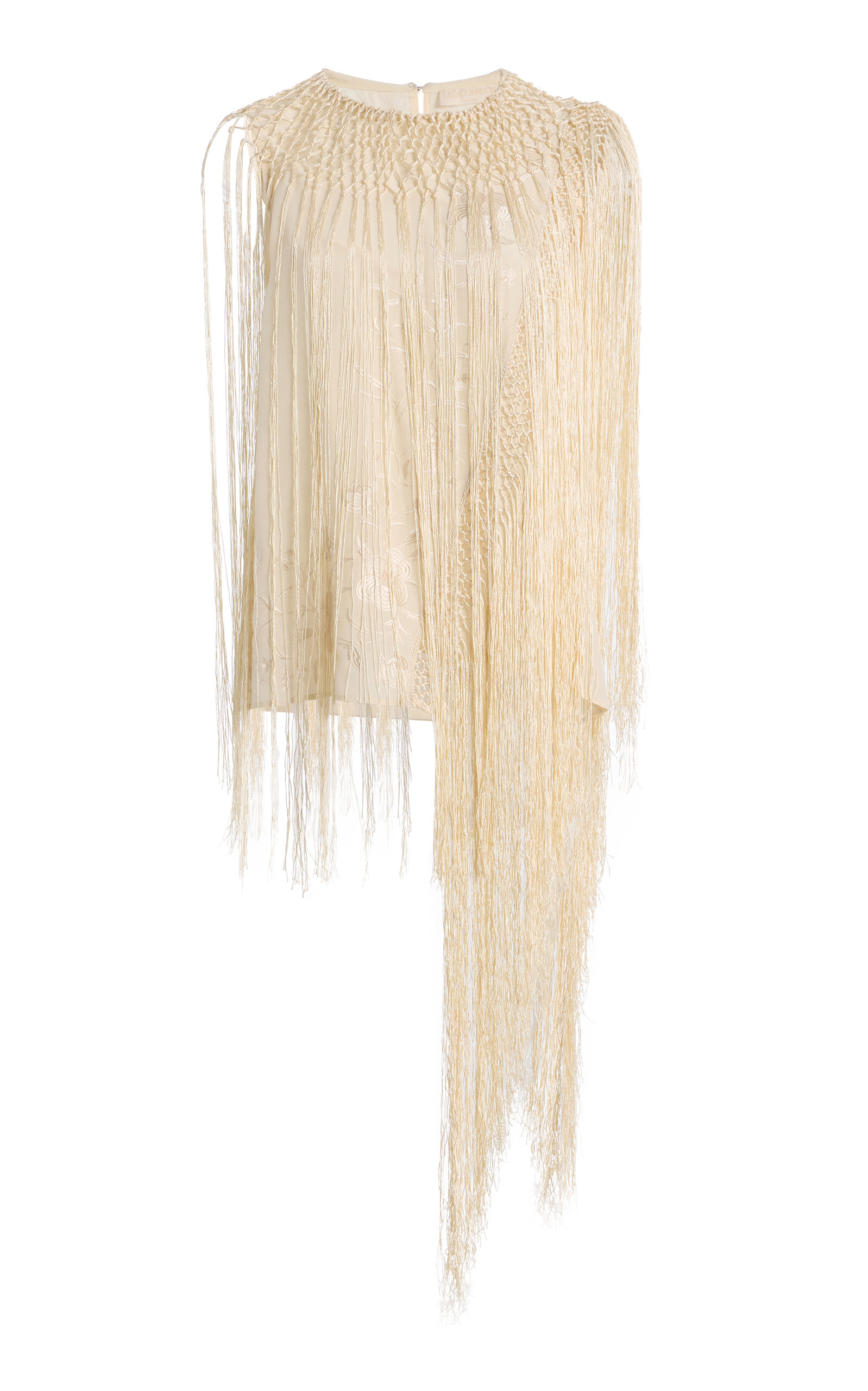 Willa Fringed Silk Top