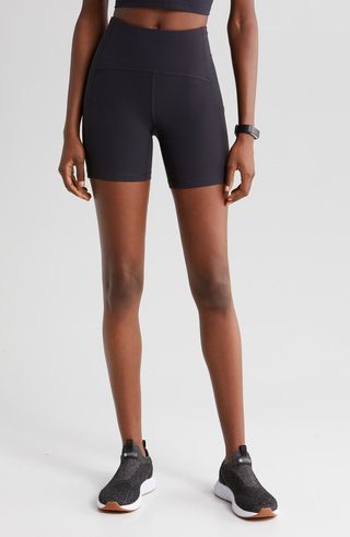 Zella Studio Luxe Pocket Bike Shorts