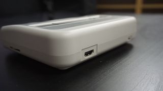 There are just two ports on the rear, an HDMI socket and a micro USB for power