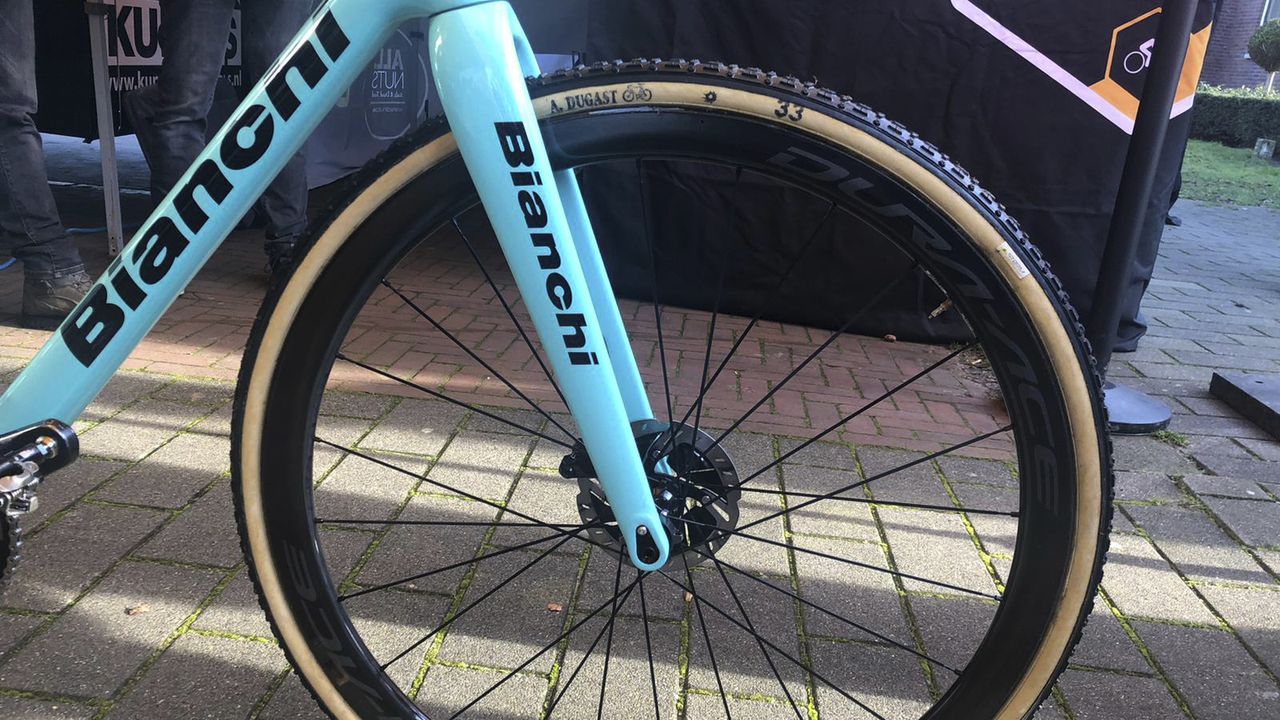 Wout Van Aert's Bianchi Zolder Pro