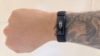 Fitbit Inspire 2 on Live Science tester's arm