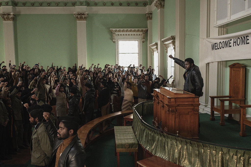 TV tonight Fred Hampton leads a Black Panthers rally
