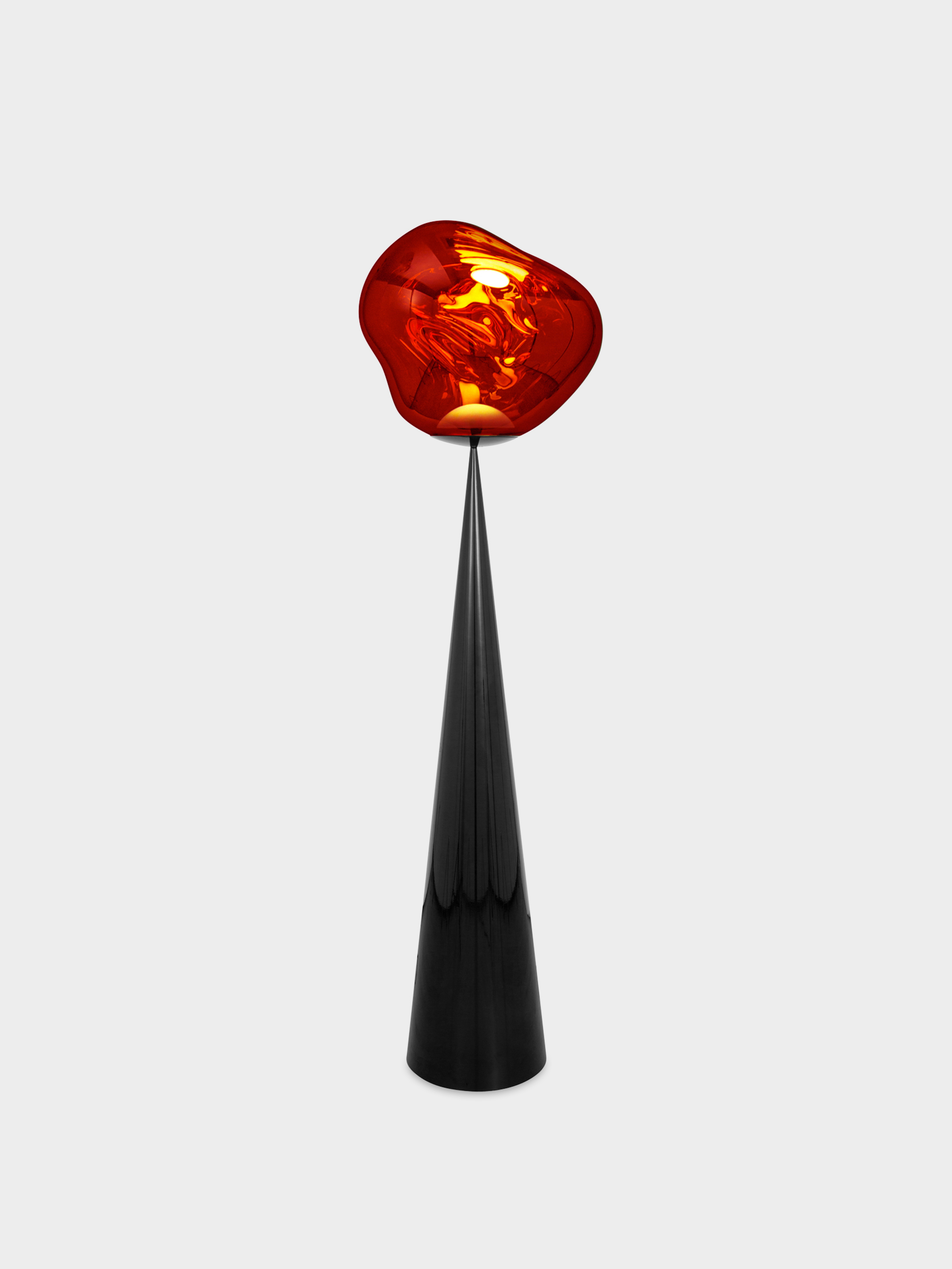 Melt Cone Fat Floor Light Copper | Tom Dixon