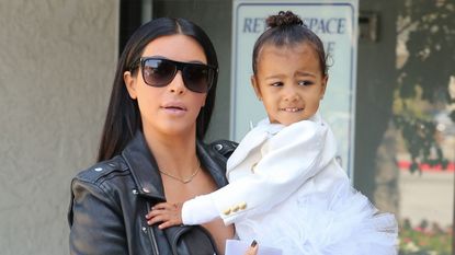 Kim Kardashian and North West