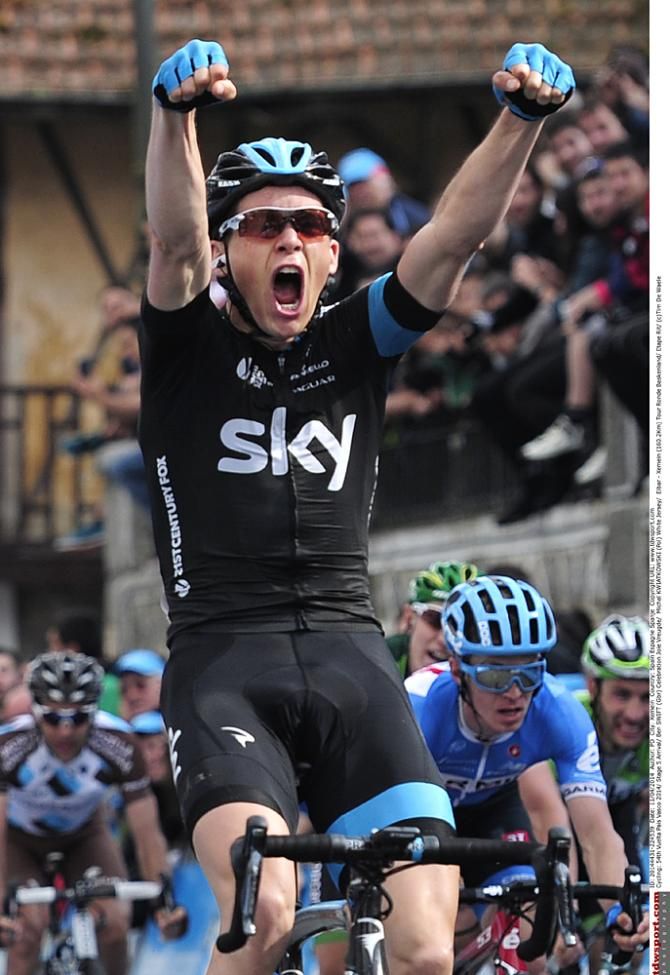 Ben Swift (Team Sky) was thrilled with his victory