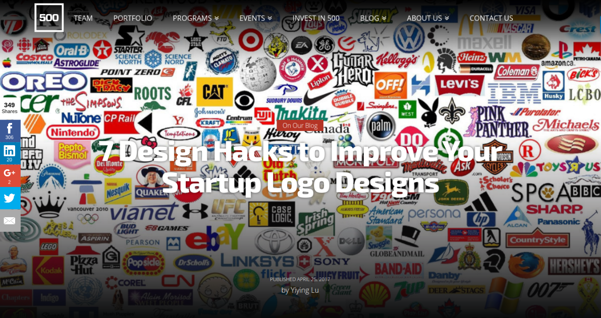 This collection of tips aimed at startups is actually relevant to all logo designs