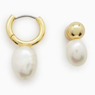 Cos Mismatched Pearl Earrings