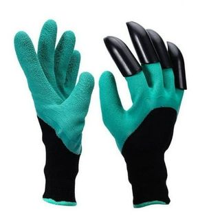 Claw Gardening Gloves for Digging,planting,thorn-Proof,waterproof Latex Garden Glove for Women Men(right Hand With Claws)