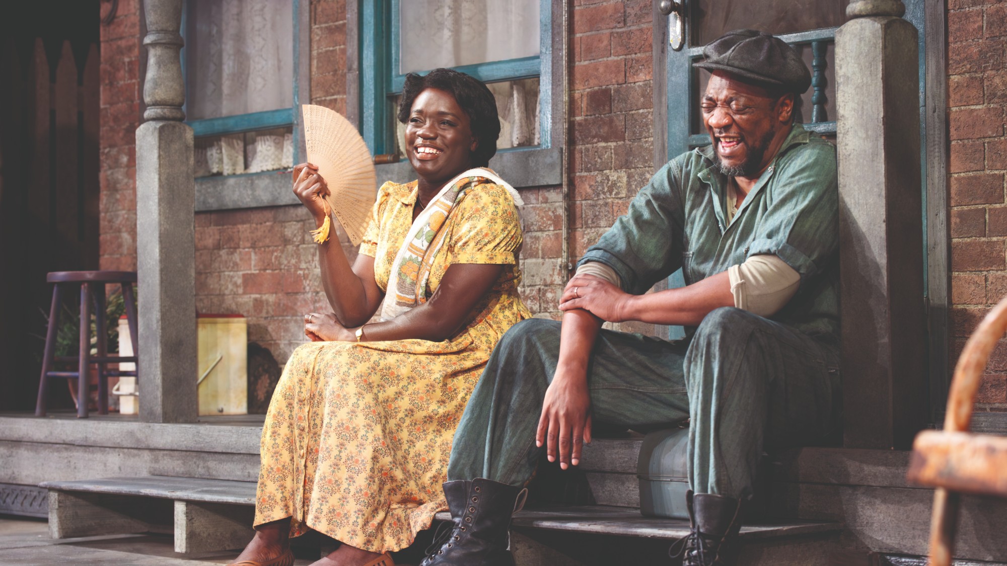 Madeline Appiah and Everal A. Walsh in a deftly staged production