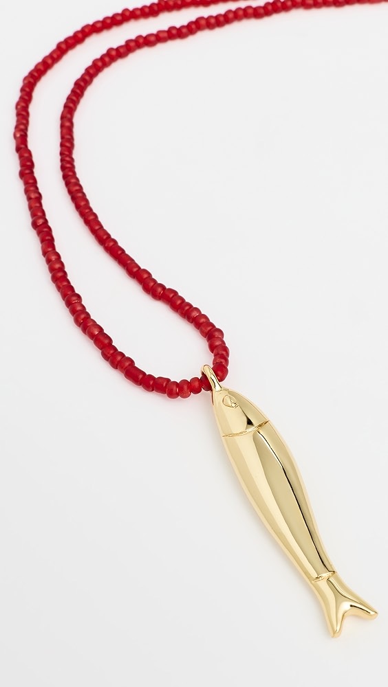 Madewell Large Sardine Beaded Necklace
