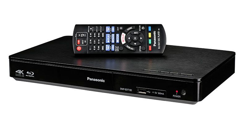 Reproductor Blu-Ray PANASONIC DMP-BDT180EG (USB - HDMI - 4K Ultra