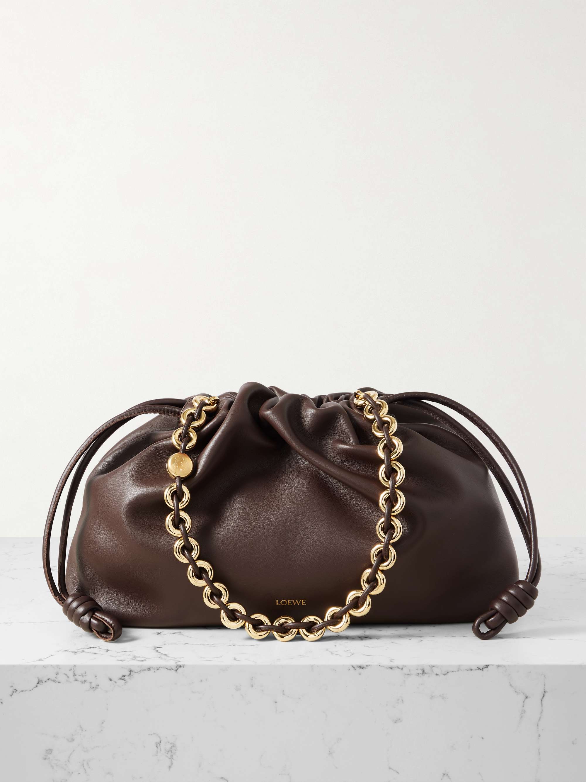 Flamenco Large Leather Shoulder Bag