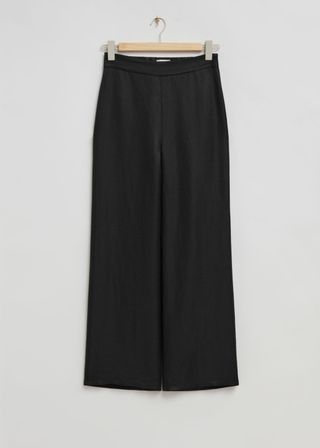 High Waist Wide-Leg Trousers