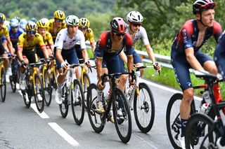 Richard Carapaz (Ineos Grenadiers) on stage 7 at the Vuelta a Espana