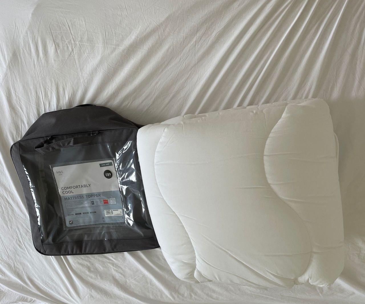 M&amp;S Comfortably Cool Mattress Topper