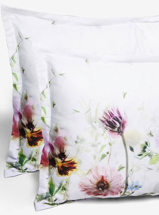 floral printed pillows