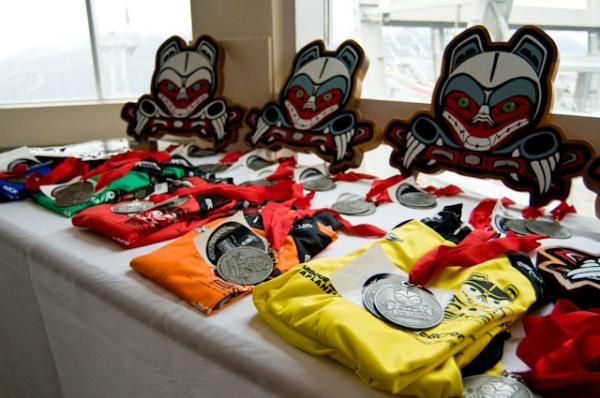 The jerseys await their wearers.