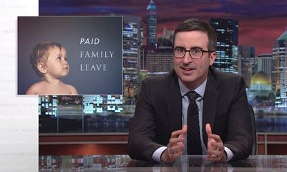 John Oliver shames America over its lack of paid maternity leave
