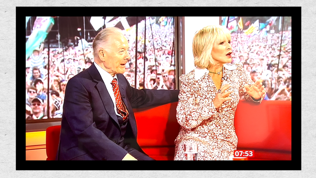 Robert Fripp and Toyah on BBC Breakfast