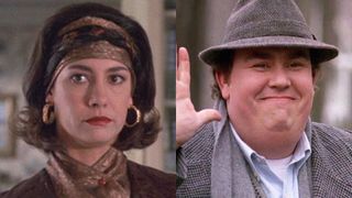 Laurie Metcalf and John Candy in Uncle Buck
