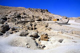 The tomb complex is part of a larger ancient cemetery at Luxor that today is often called Dra' Abu el-Naga.