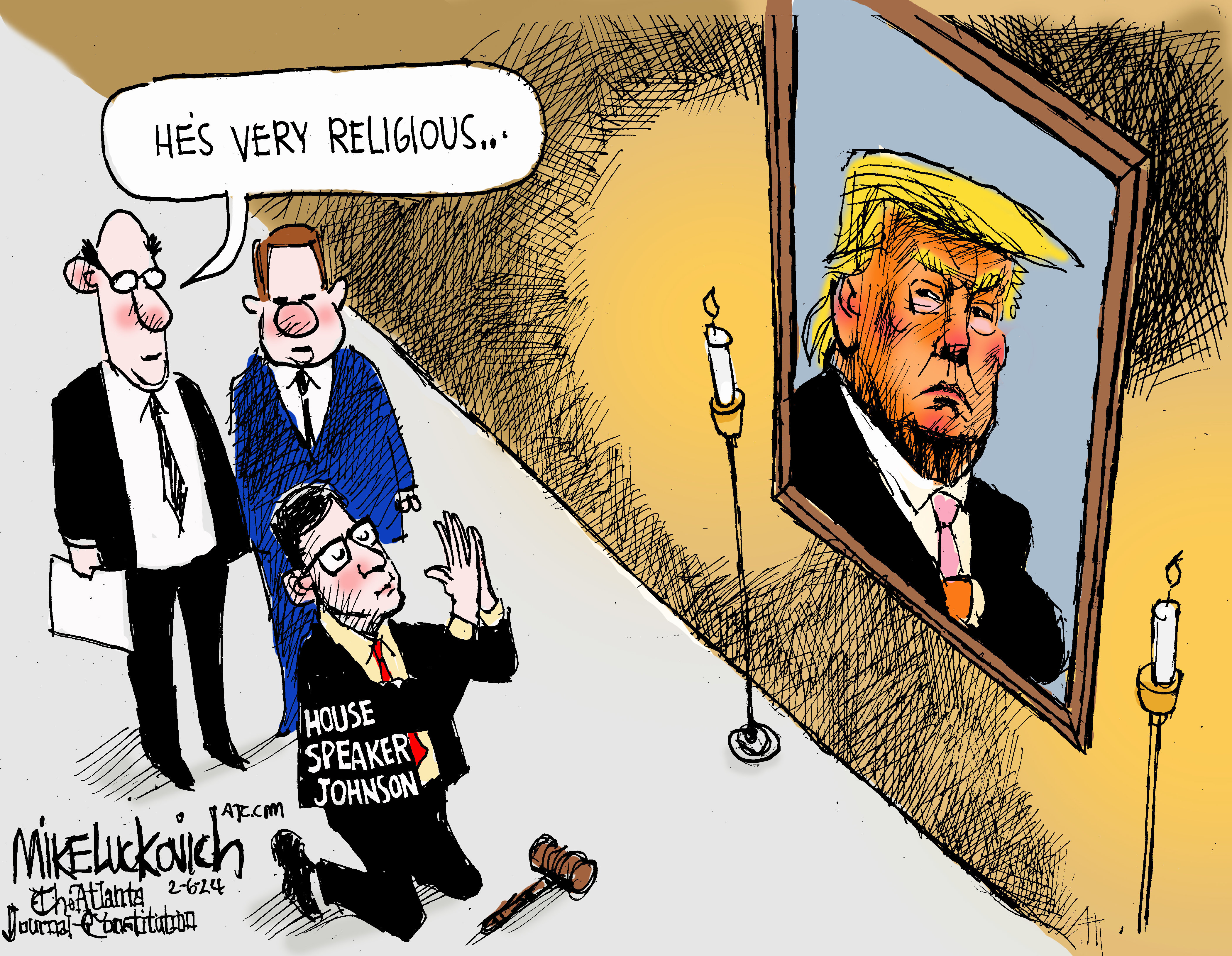 Political cartoon