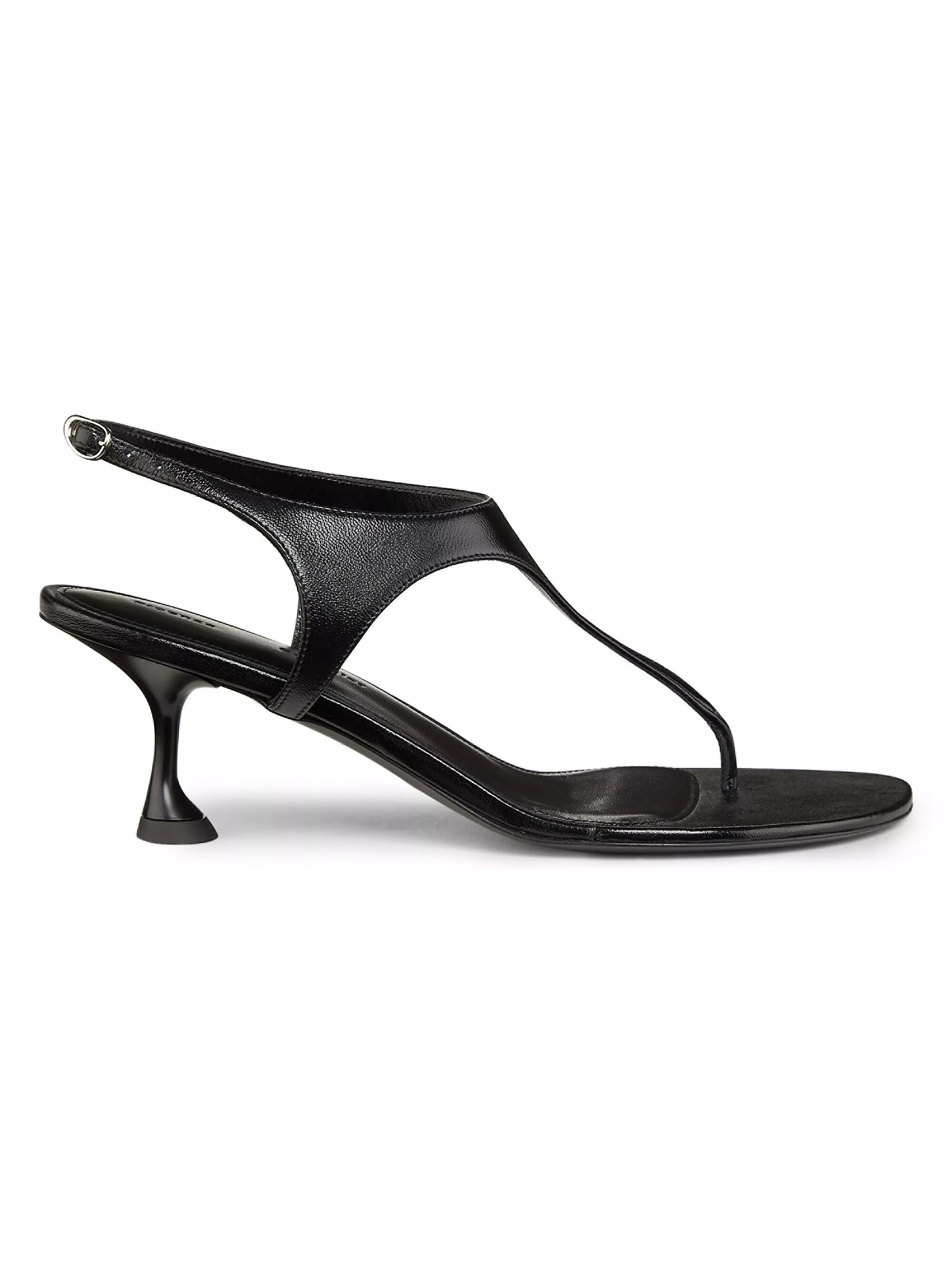 Tee 60mm Leather T-Strap Sandals
