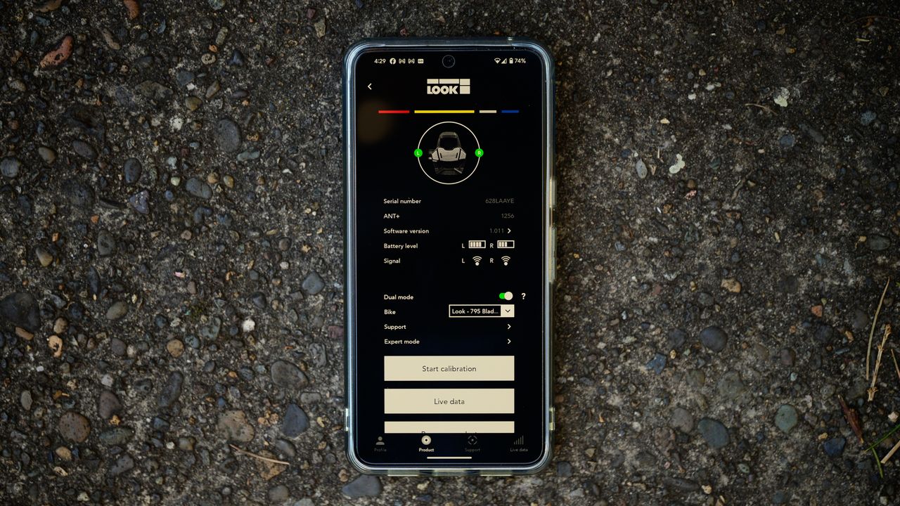 Look Keo Power Pedal app detail