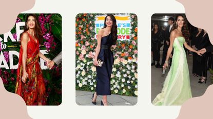 montage of Amal Clooney's most stylish moments
