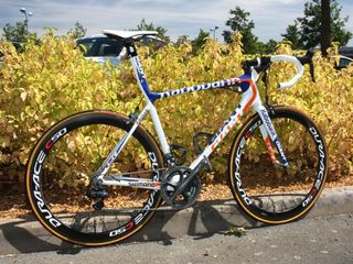 Rabobank's new Giant TCR Advanced SL is lighter and brighter for the 2012 season.