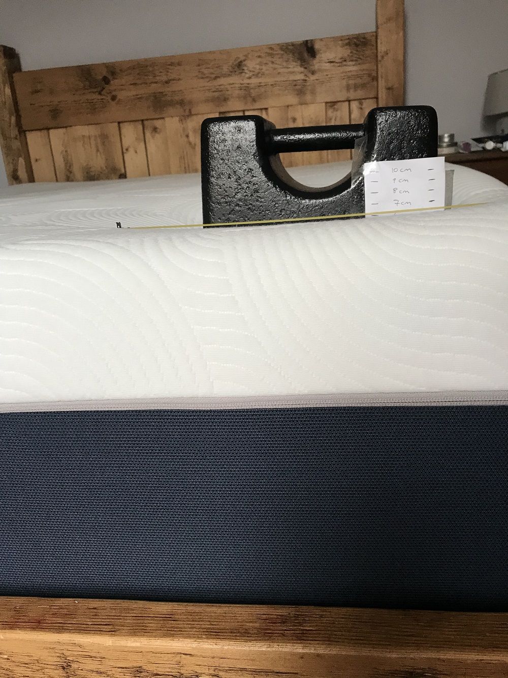 Brook + Wilde elite mattress weight test 1