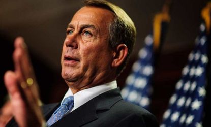 House Speaker John Boehner "assumes he can ultimately talk members out of default," reports Politico. But you never know...