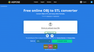 Convert OBJ Files to STL