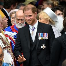 Prince Harry alongside cousins at Coronation ceremony