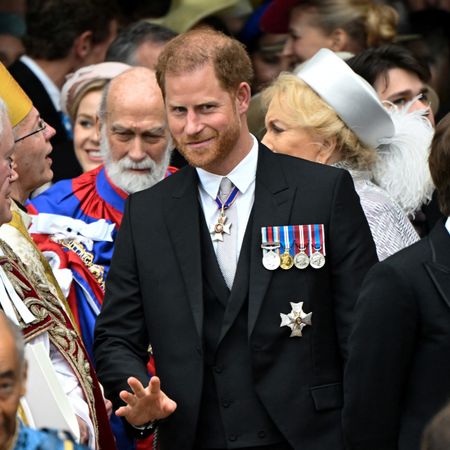 Prince Harry alongside cousins at Coronation ceremony