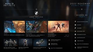 Halo Infinite season 2 lone wolves content roadmap for april