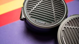 Audeze logo on the grille of MM-500