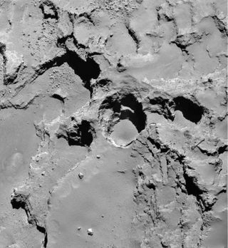 Seth_01 Pit on Comet 67P/Churyumov-Gerasimenko